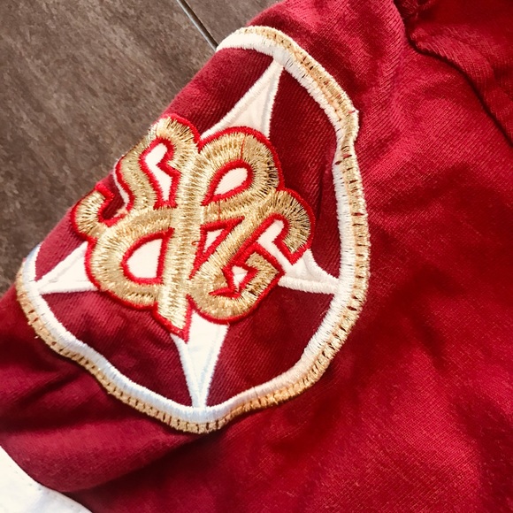 Smith & Graham Hustle Hard Boys Large Cotton Button Jersey - Picture 4 of 5